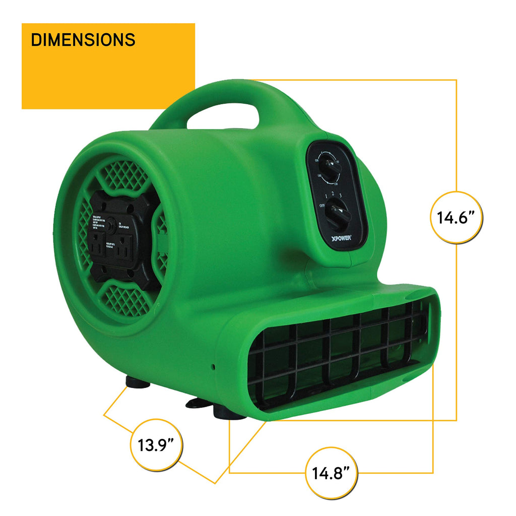 1/3 HP 2000 CFM Centrifugal Air Mover B977098