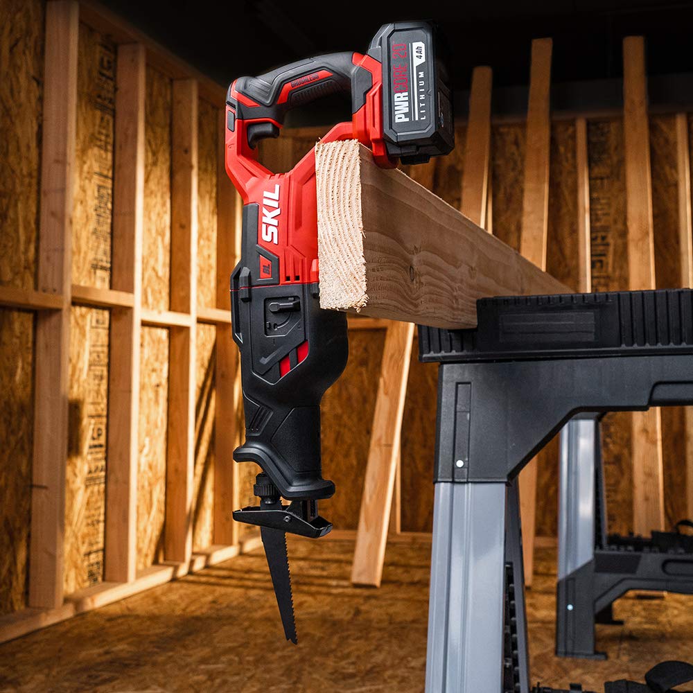 20V Brushless Reciprocating Saw Kit with Battery and Charger D928