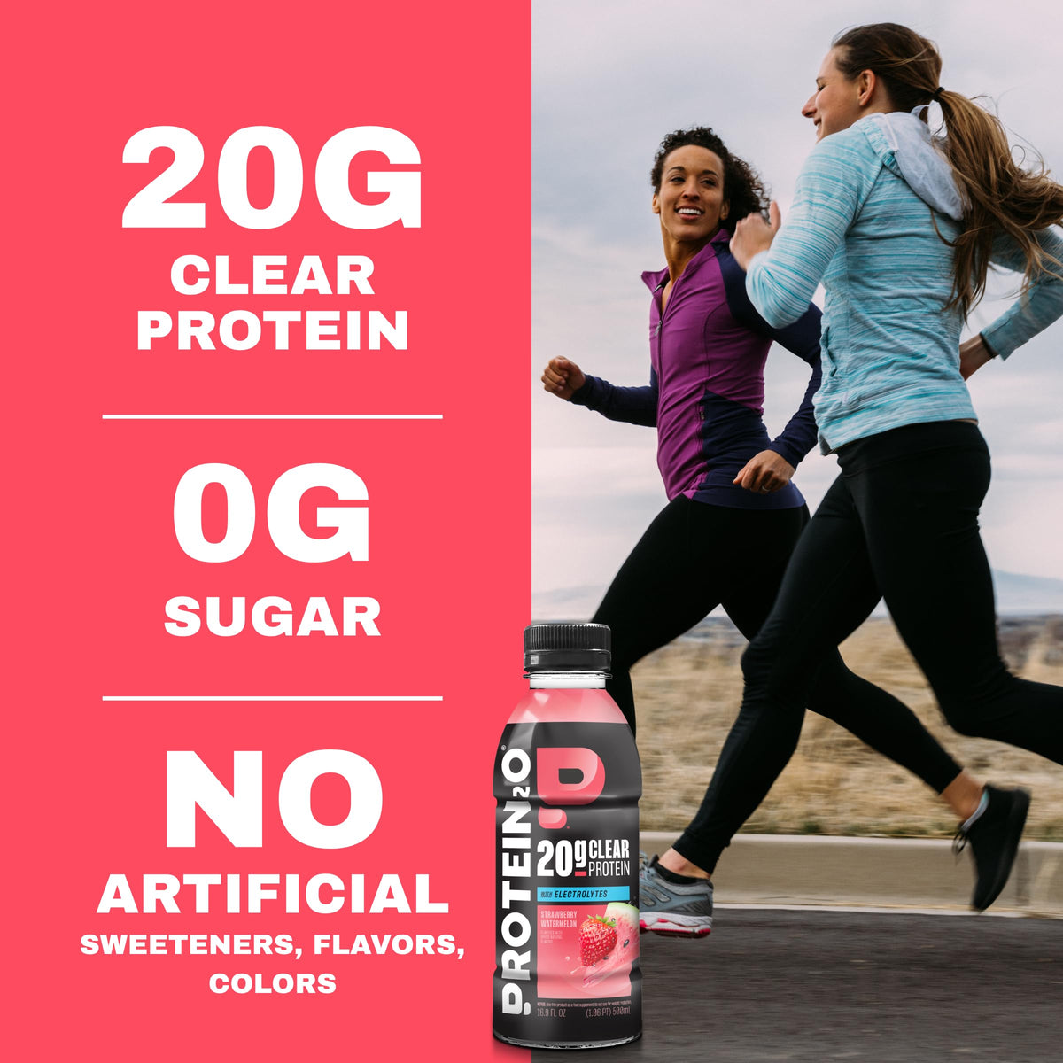 Clear Whey Protein & Electrolyte Beverage 20g Protein 16.9 fl oz 12 Count M261