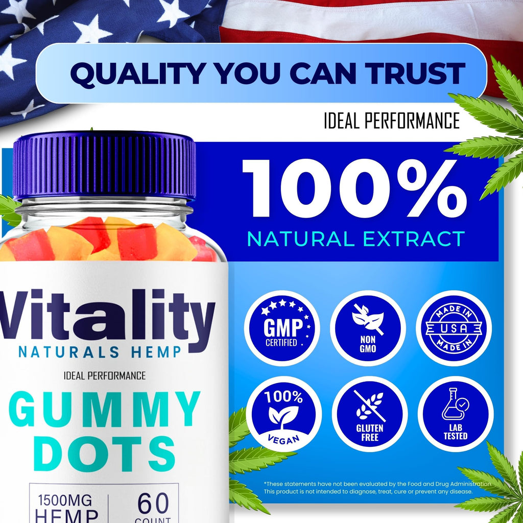 Hemp Gummies with Hemp Seeds Organic Extract 60 Gummies P647760