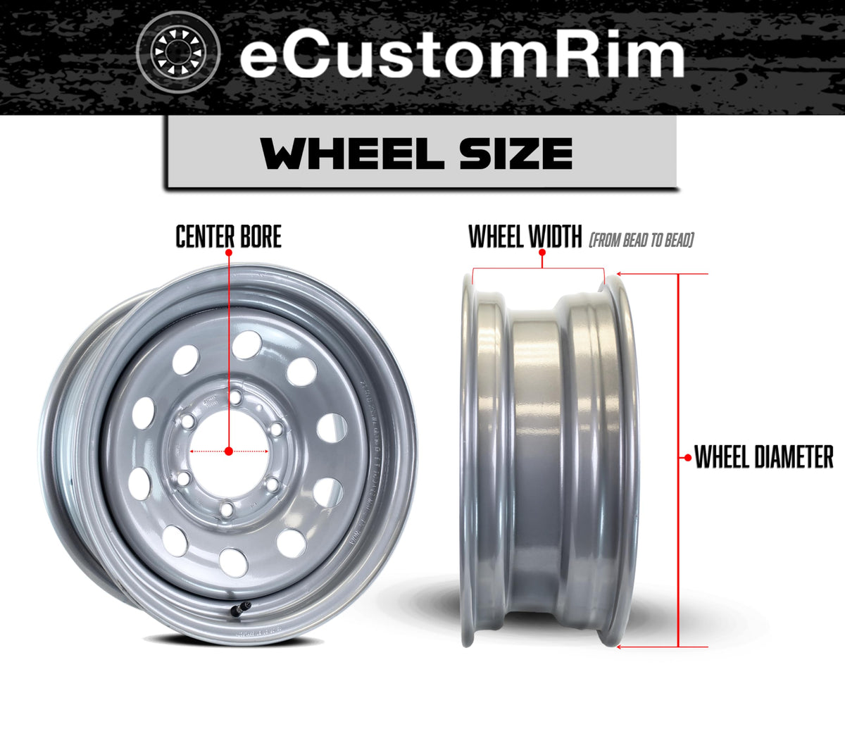2-Pack Trailer Tire Rim Assembly 5.30-12 4 Lug White T505354