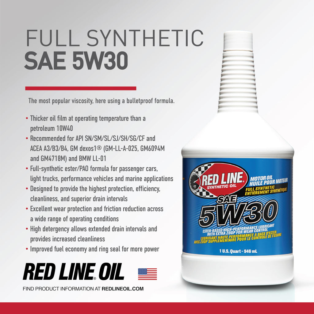 5W30 Fully Synthetic Motor Oil 1 Quart K6123
