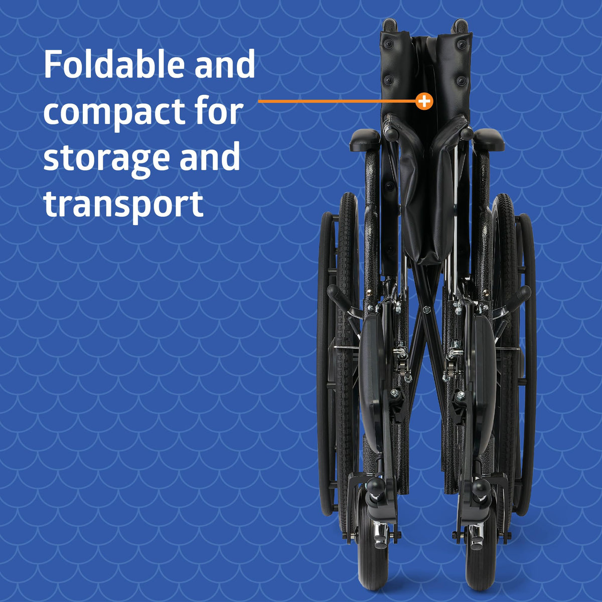 Extra-Wide Bariatric Wheelchair with 22" Wide Seat A9944
