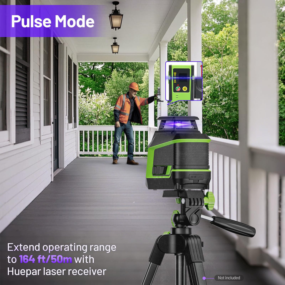360° Self Leveling Laser Level with Pulse Mode Z76322