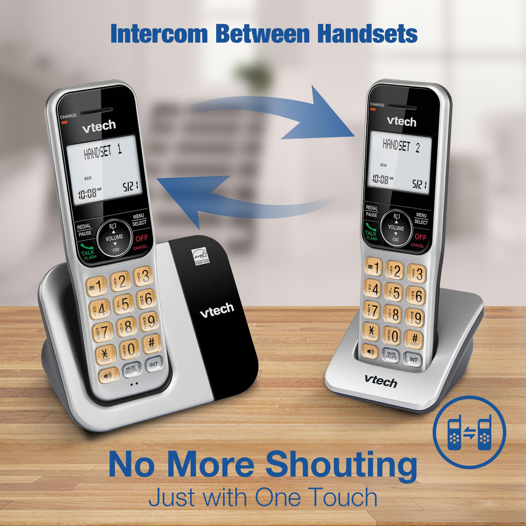 2-Handset Cordless Phone System with Call Block Q7291