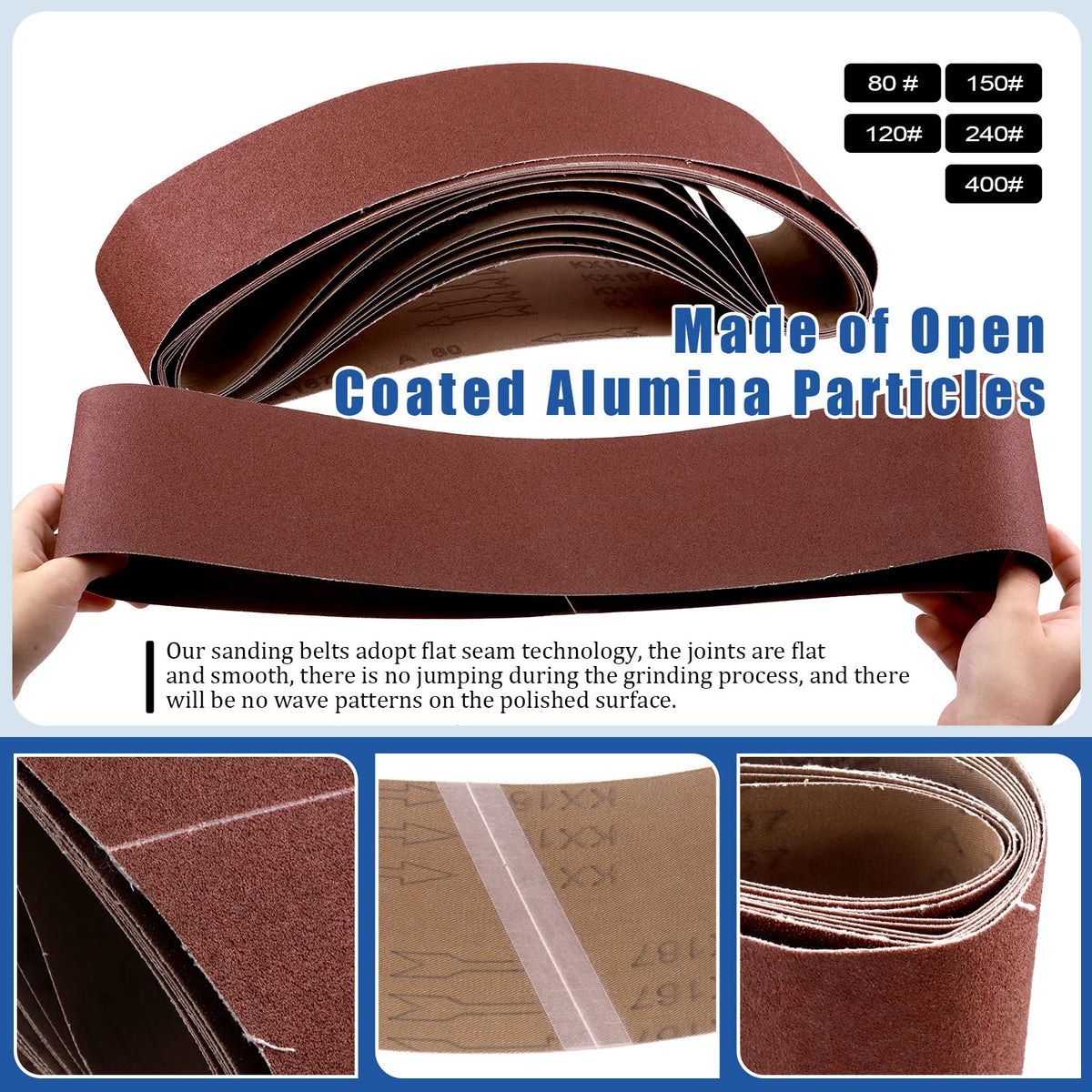23Pcs Sanding Belts and Sanding Discs Set D23227