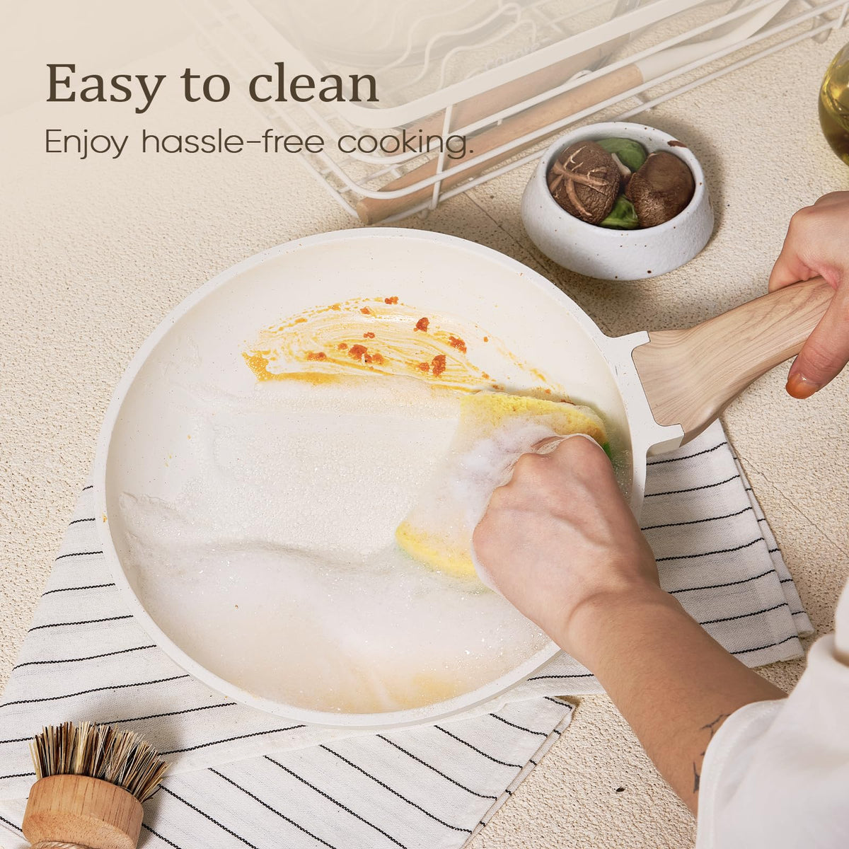 21 Pc Nonstick Cookware Set with Egg Pan O291