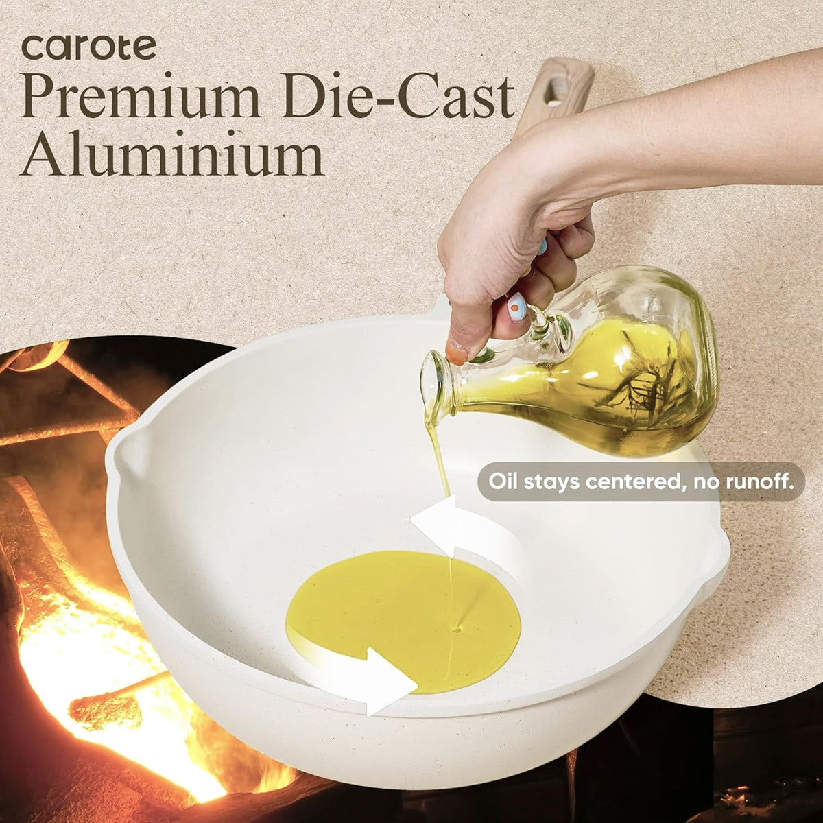 21 Pc Nonstick Cookware Set with Egg Pan O291