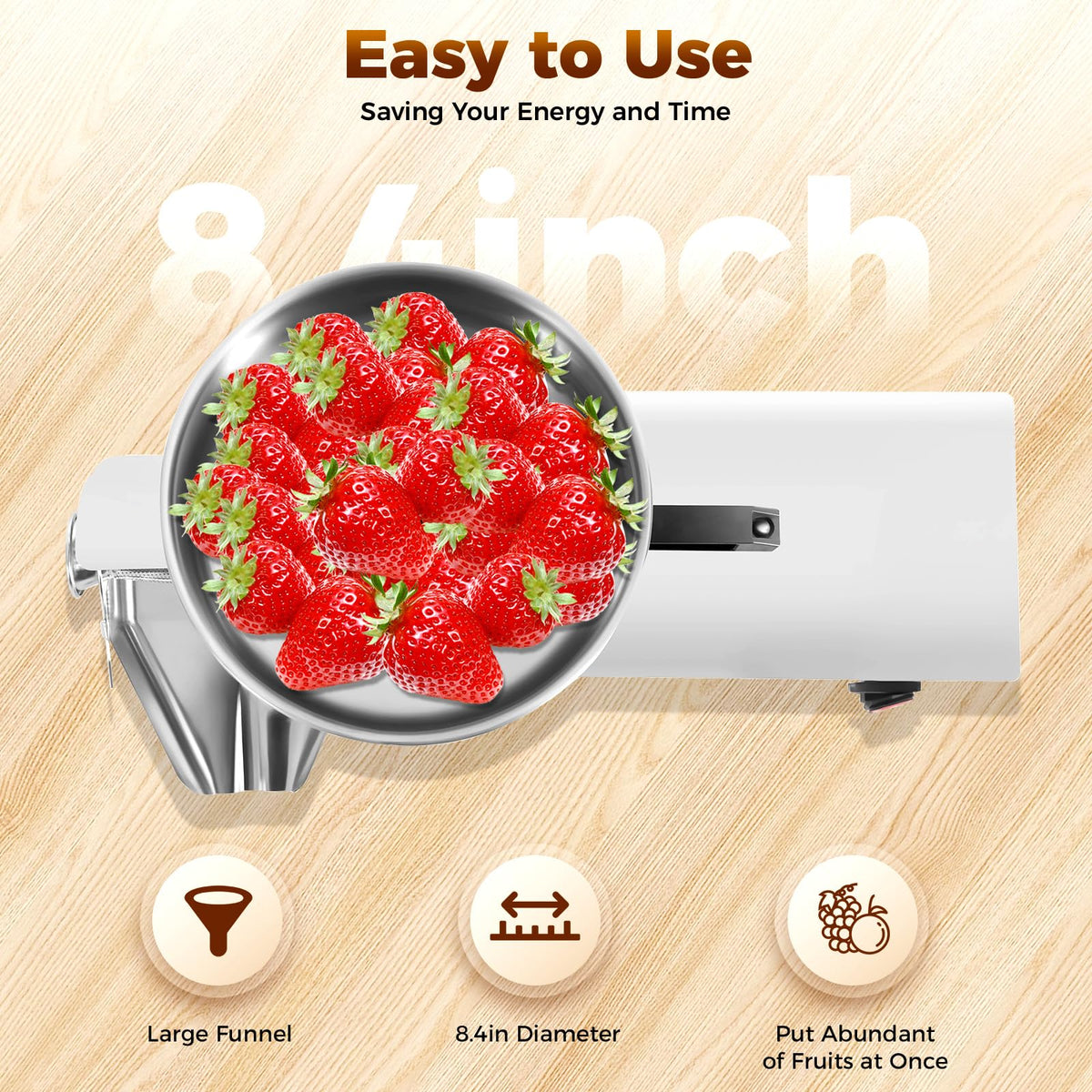 450W Stainless Steel Tomato Strainer Machine J24486