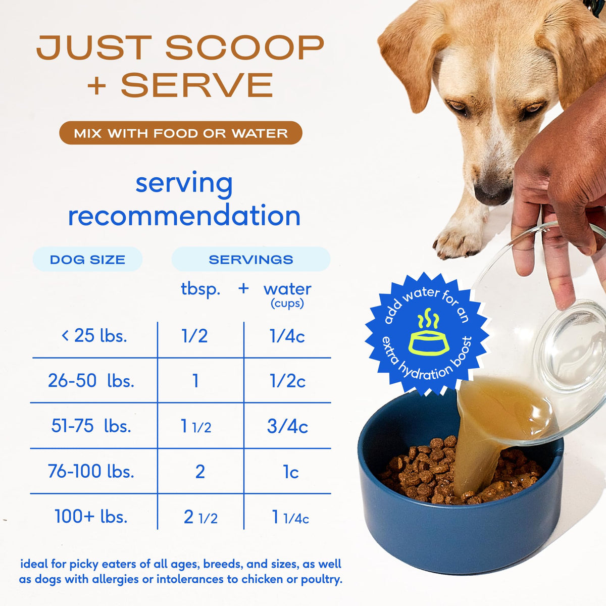 Beef Bone Broth Dog Food Topper L122