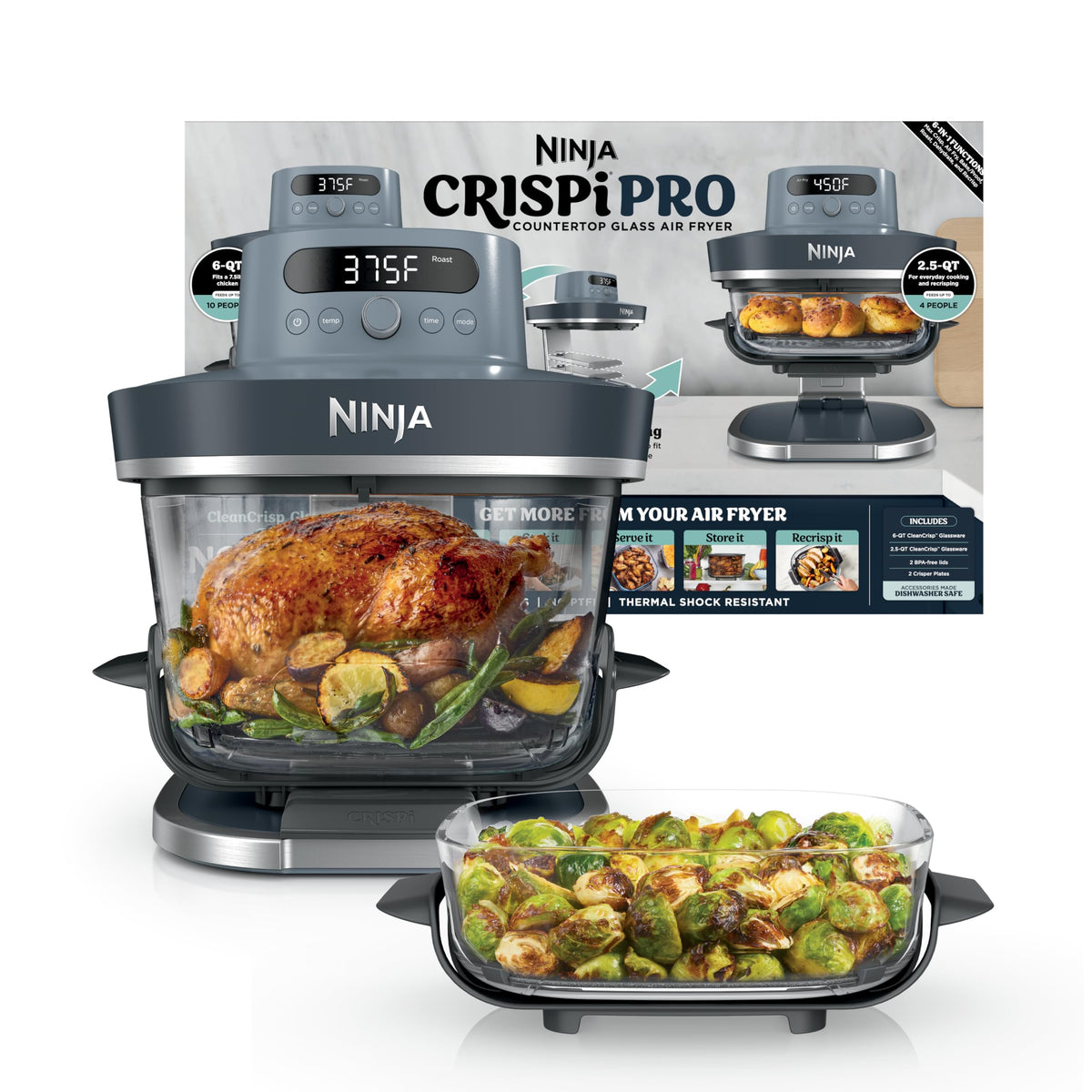Glass Air Fryer 6-in-1 K940485