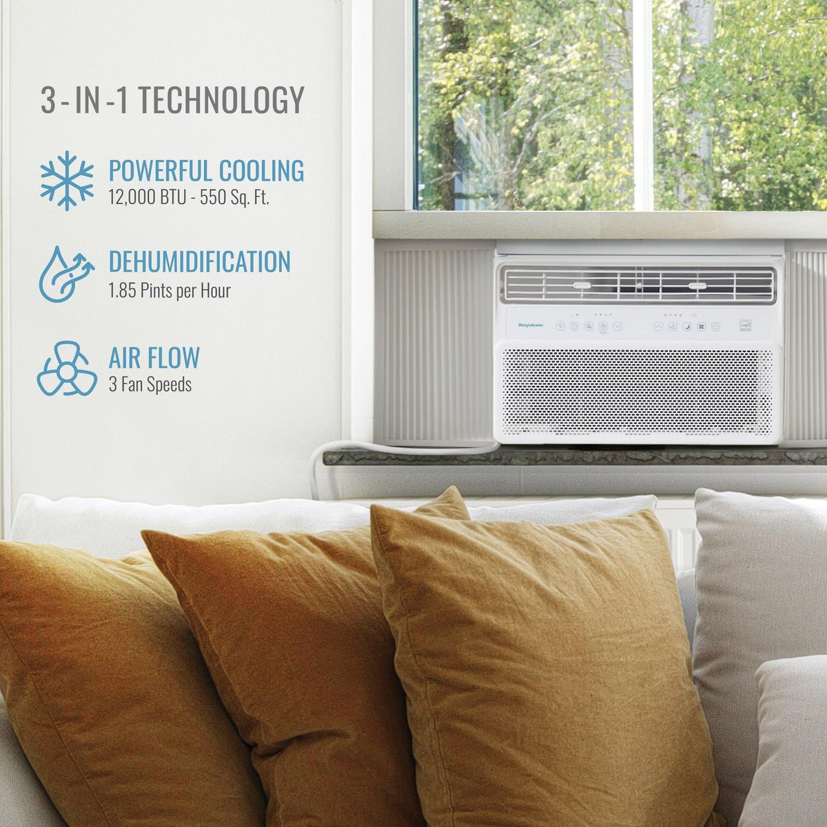 12,000 BTU Window Mounted Inverter Air Conditioner J247214