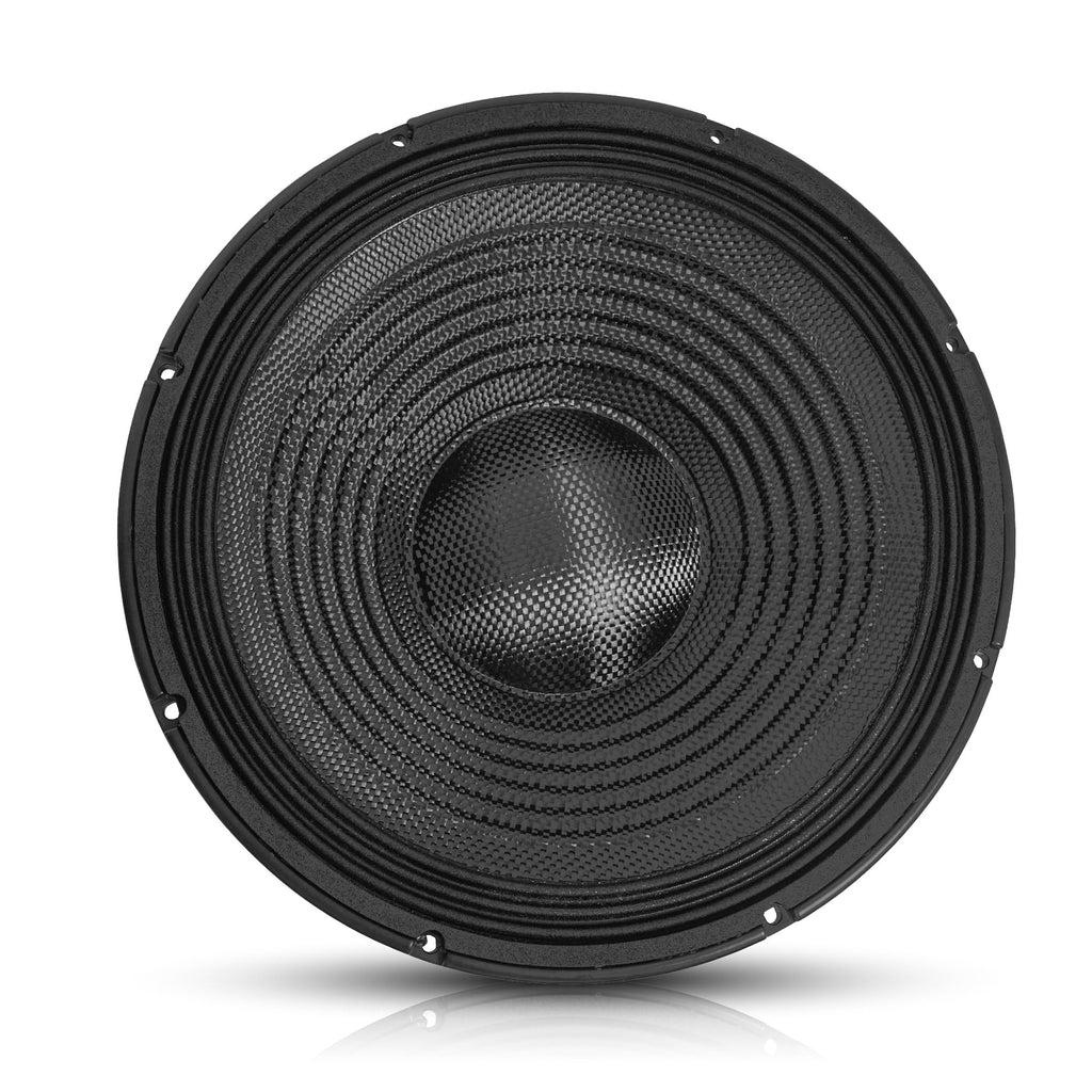 18" 1600W Cast Aluminum Frame Carbon Fiber Cone Woofer J9181