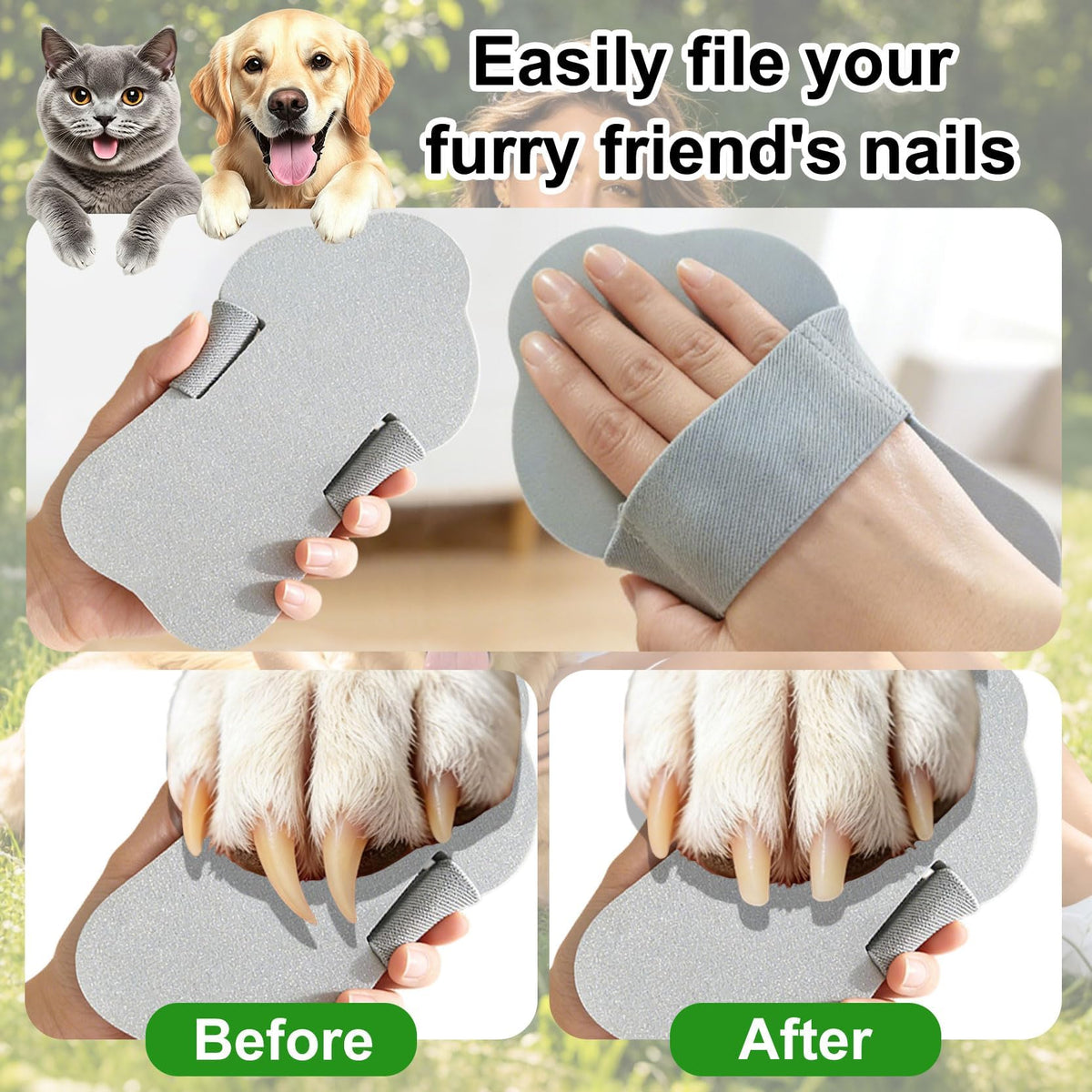 Dog Nail Scratch Board with Hand Strap Y626913