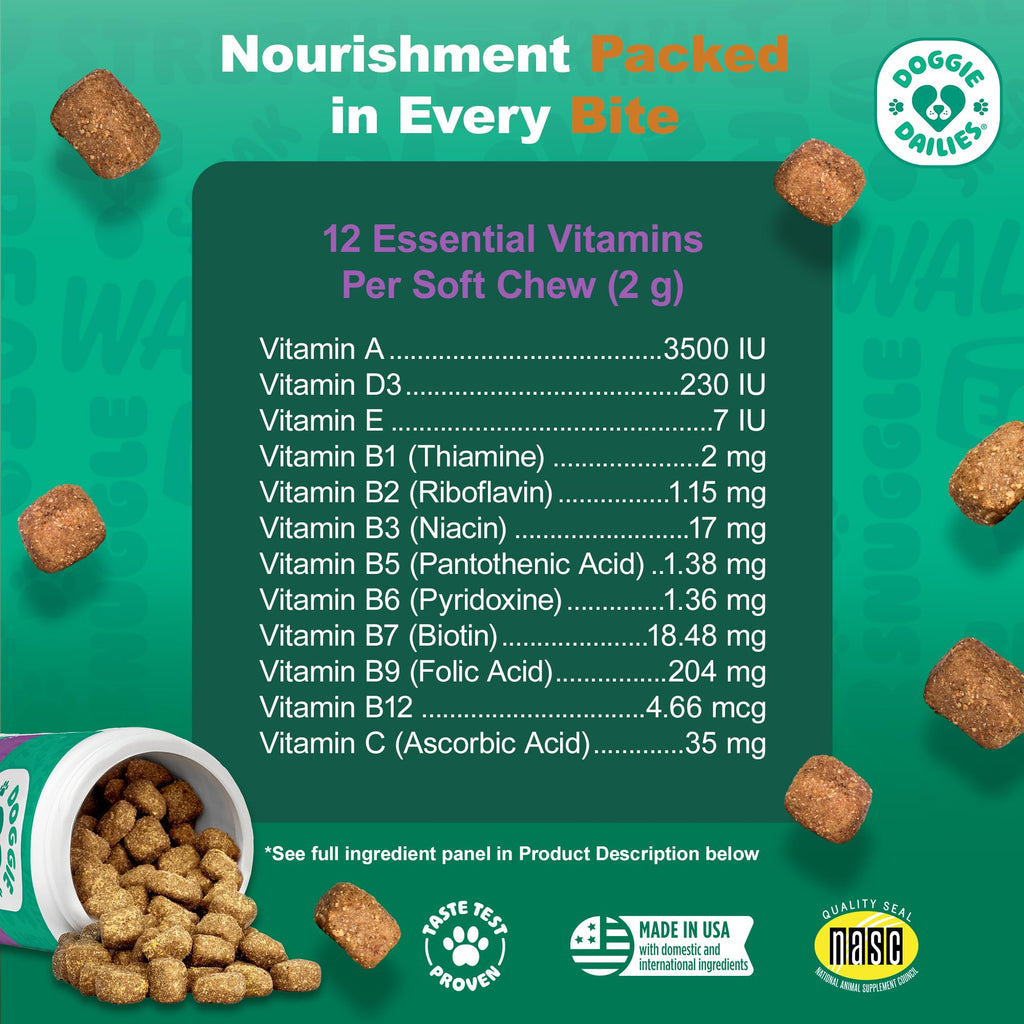 Peanut Butter Multivitamin Soft Chews 225 Count J8120