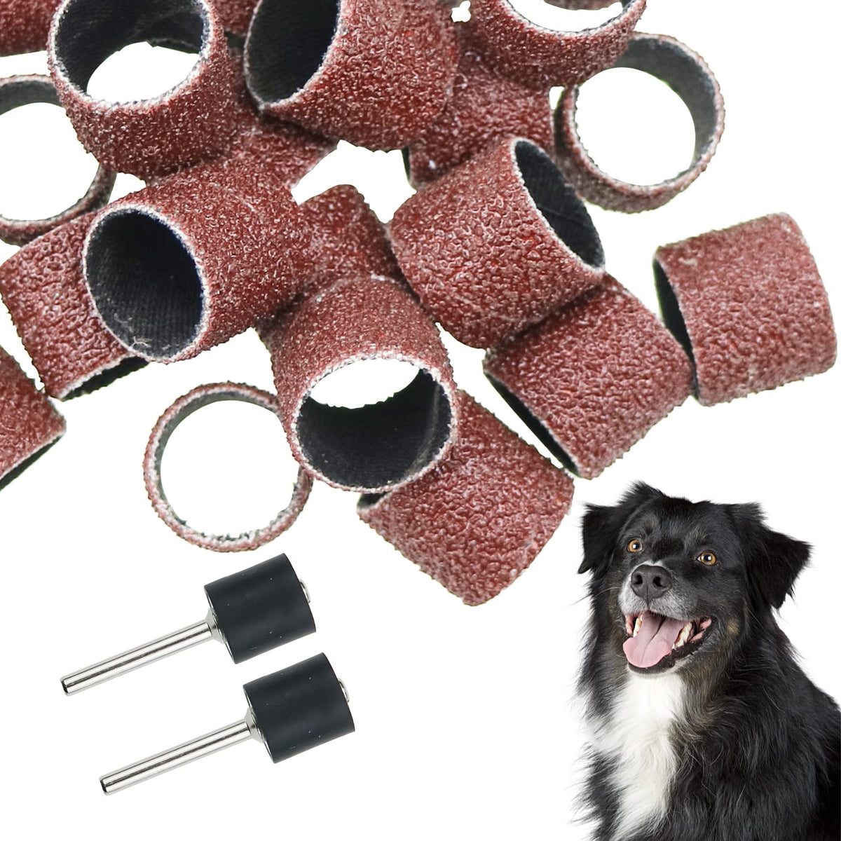26 Pack Nail Grinder Replacement Kit Sanding Drum Set D88295