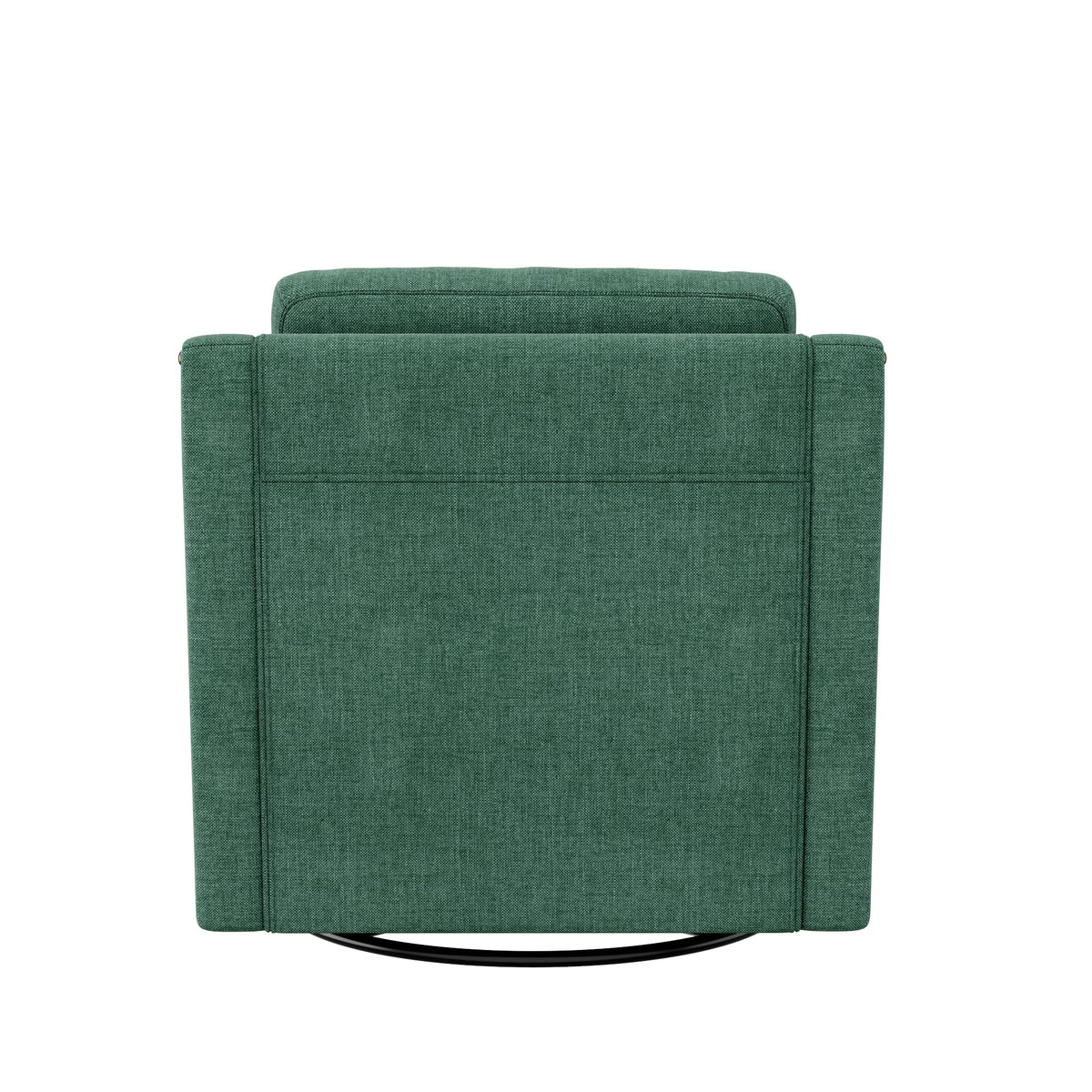 Green Linen Swivel Accent Chair Set of 2 L7064