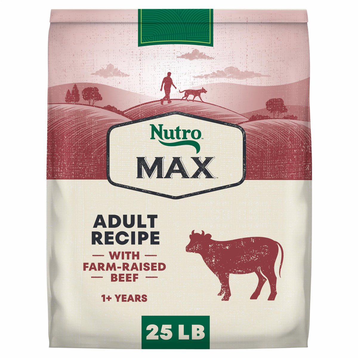 Natural Dry Dog Food Farm-Raised Beef 25 lb E8531