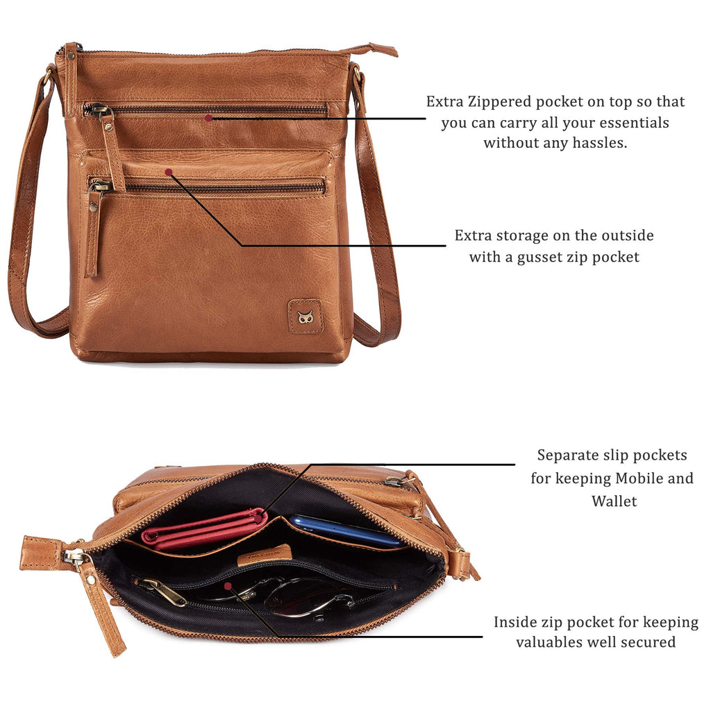 Small Leather Crossbody Bags A332