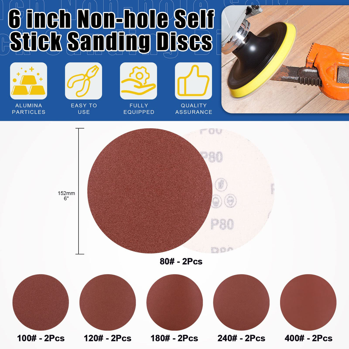 23Pcs Sanding Belts and Sanding Discs Set D23227