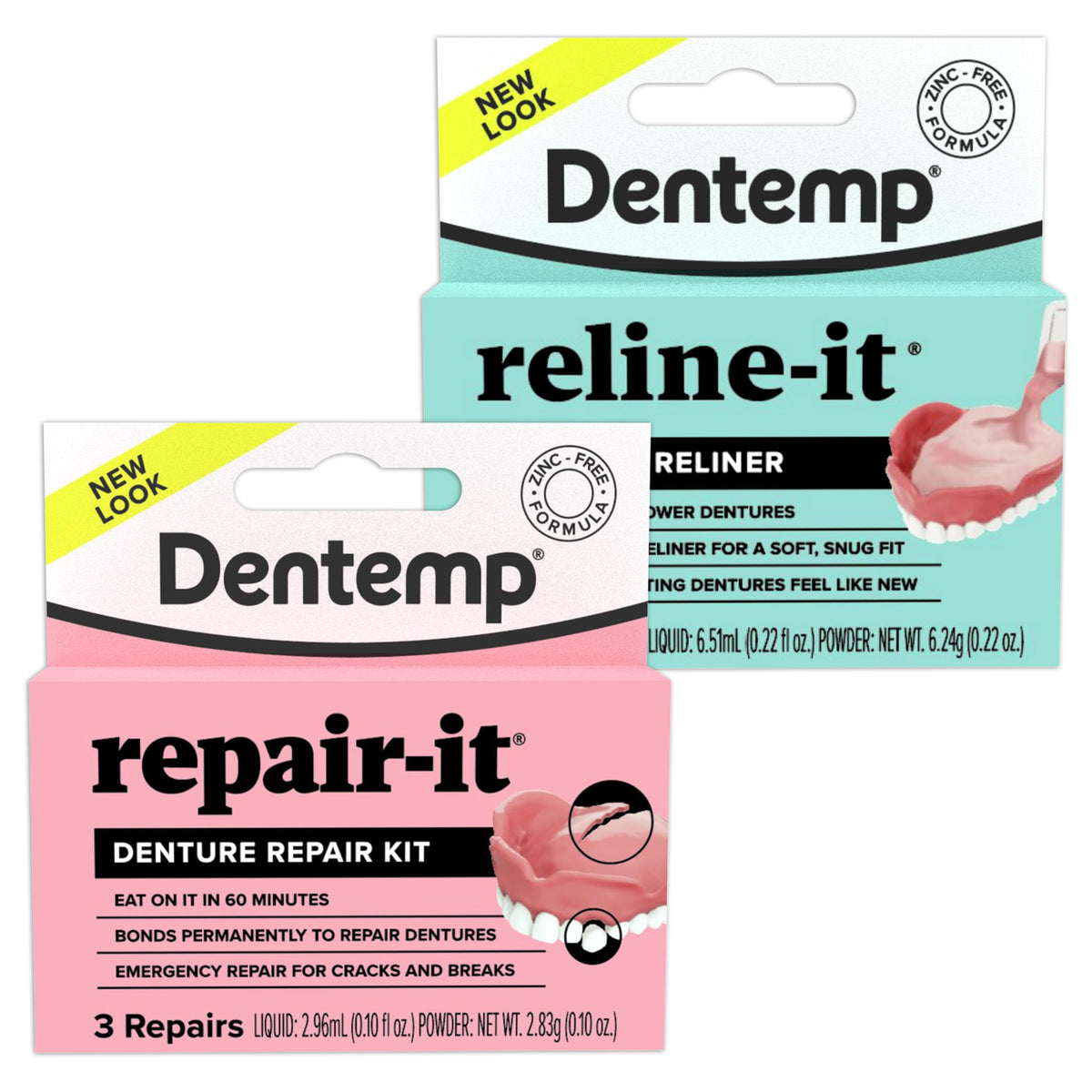 Denture Repair Kit & Denture Reliner I4020