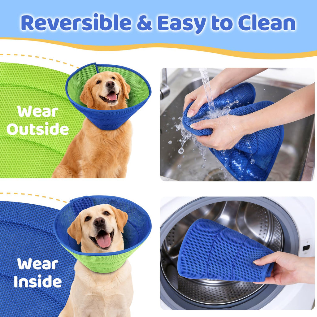 Soft Dog Cone Collar Adjustable Washable O795650