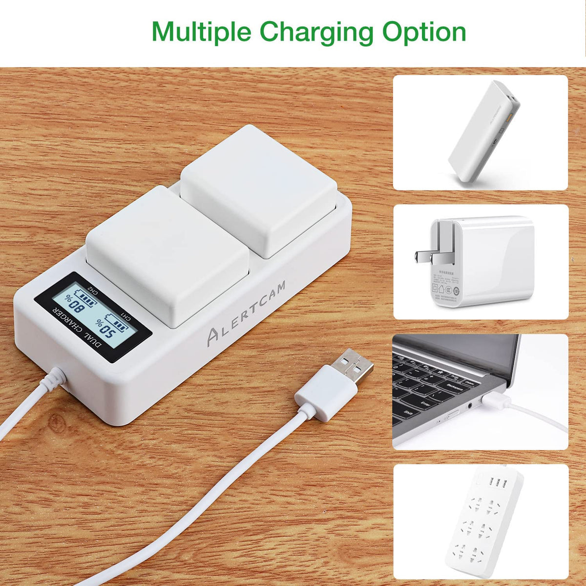 Battery Charger Station with Digital LED Screen Y217