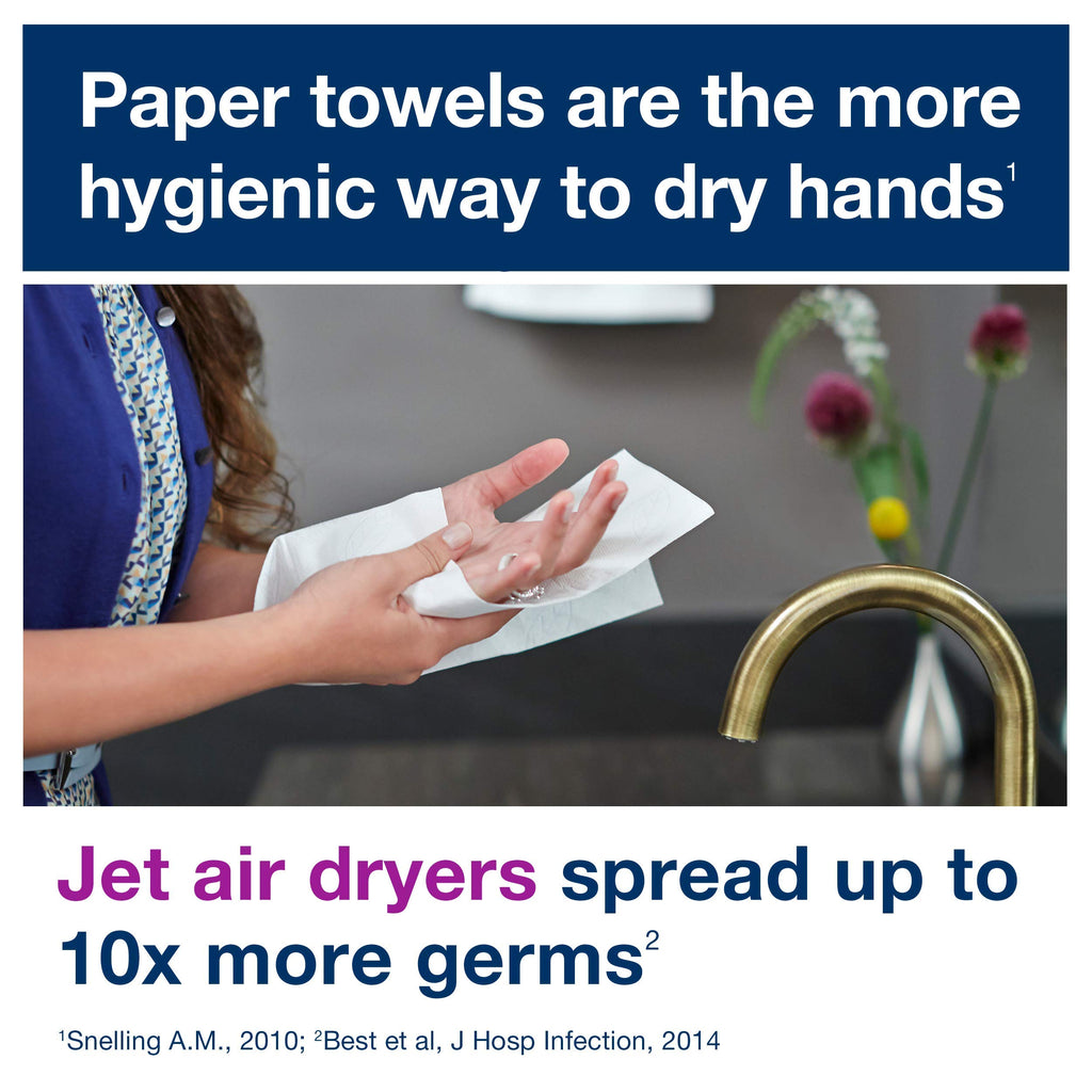 Paper Hand Towel Roll Natural H21 (6 Rolls) and Multifold Hand Towel Natural H2 (16 Packs) Q903