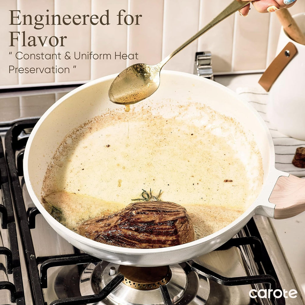 21 Pc Nonstick Cookware Set with Egg Pan O291