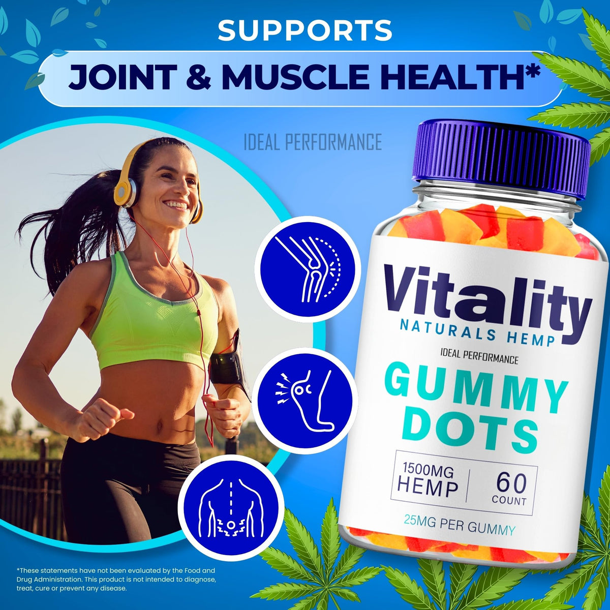 Hemp Gummies with Hemp Seeds Organic Extract 60 Gummies P647760