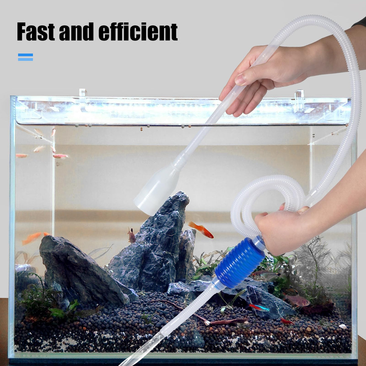 Aquarium Vacuum Siphon 5 in 1 Cleaning Set U787186