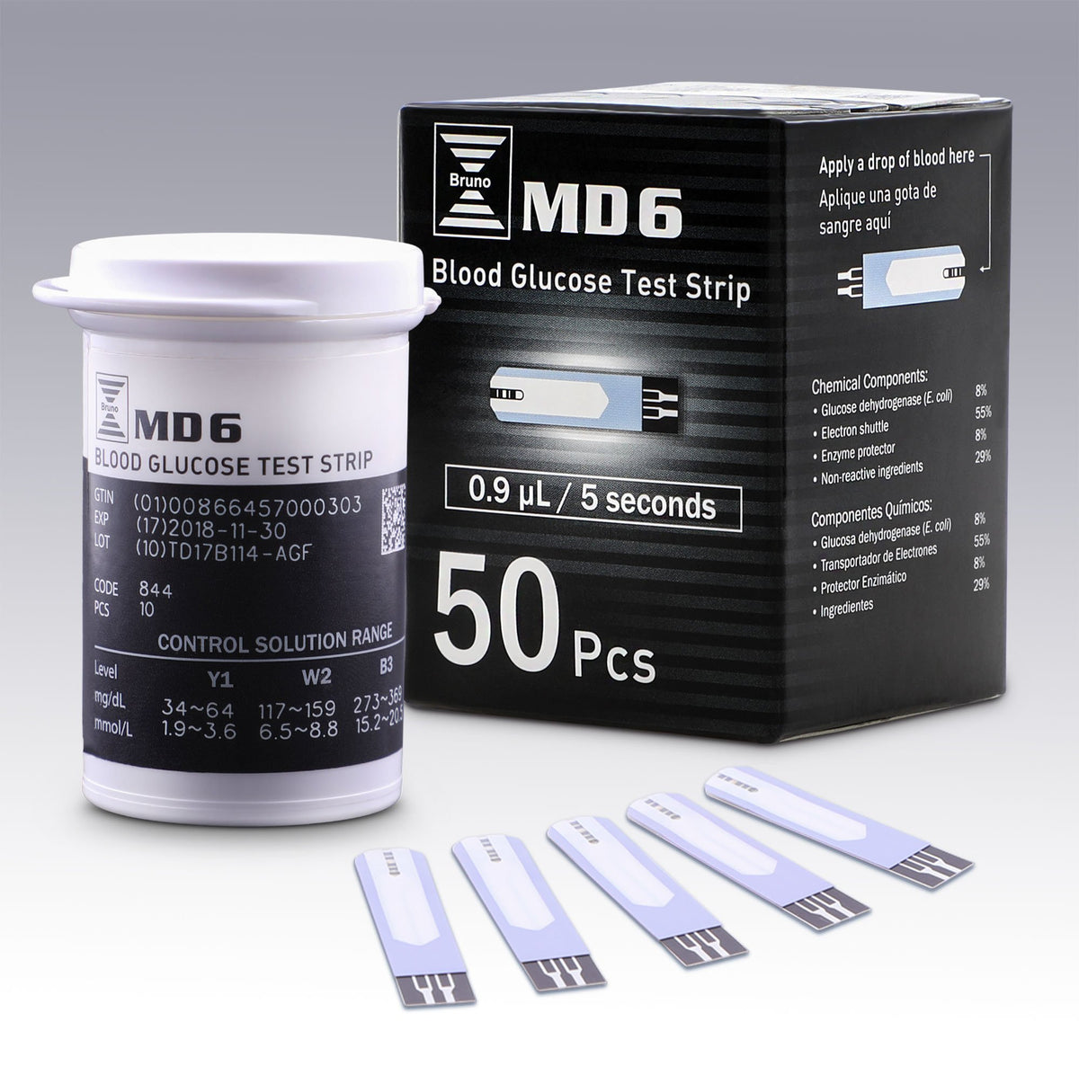 Blood Glucose Test Strips 50 Count Pack of 2 G621