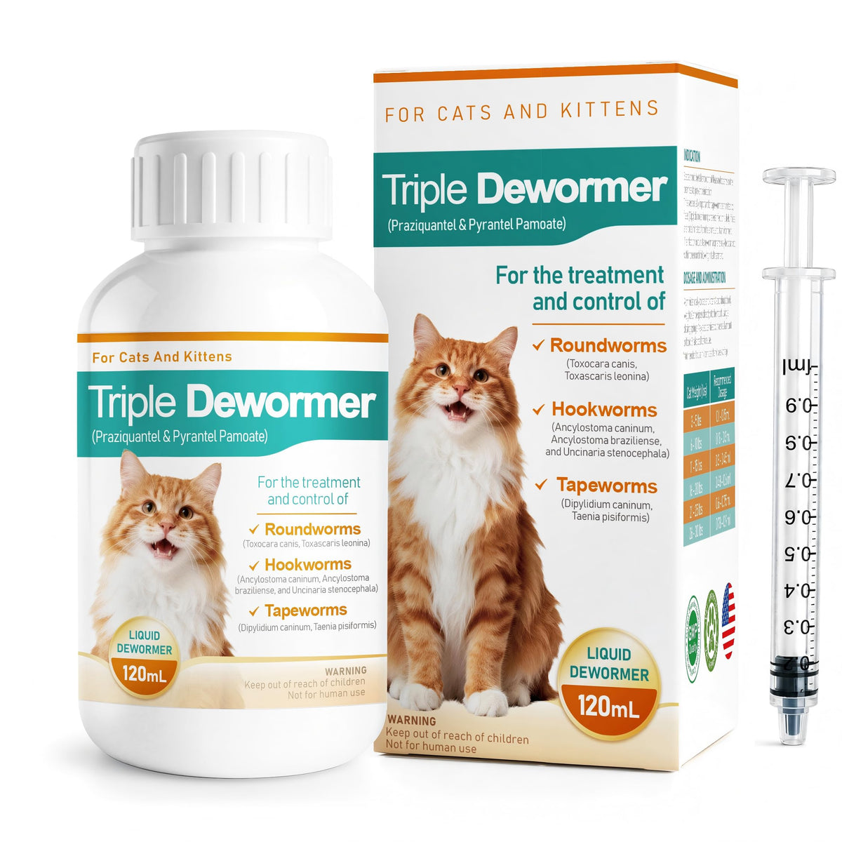 Liquid Cat Dewormer 120 mL P439117