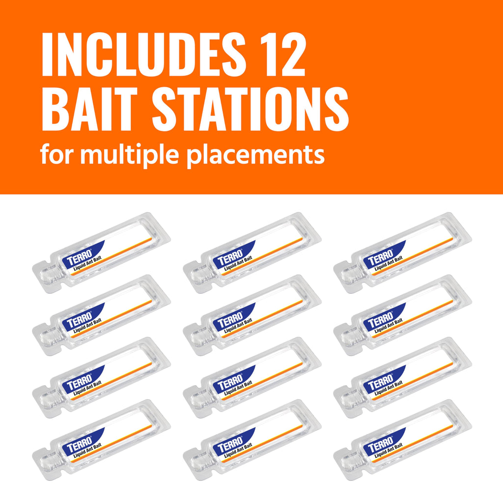 Liquid Ant Killer Bait Stations 12-Pack L9854