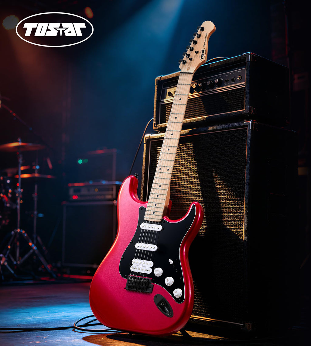 39" Electric Guitar Kit with Amp Sparkle Red N517933