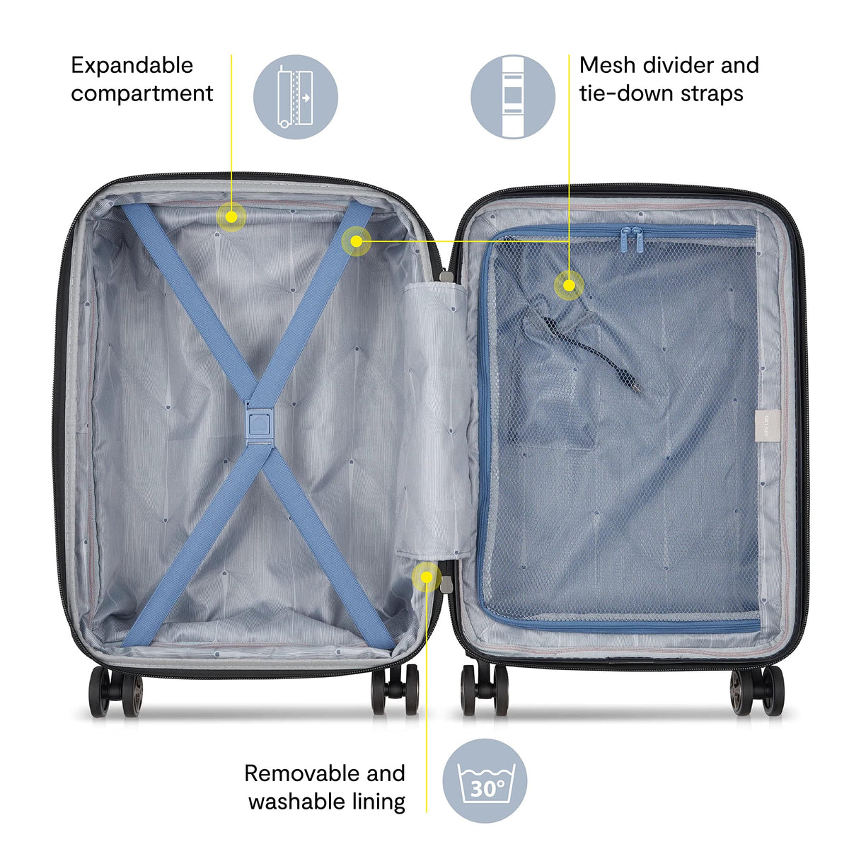 20 Inch Hardside Carry-On Luggage J79412
